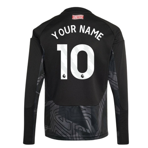 2026-2027 Man Utd Home Goalkeeper Shirt (Black) - Kids (Your Name)