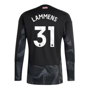 2026-2027 Man Utd Home Goalkeeper Shirt (Black) (Lammens 31)
