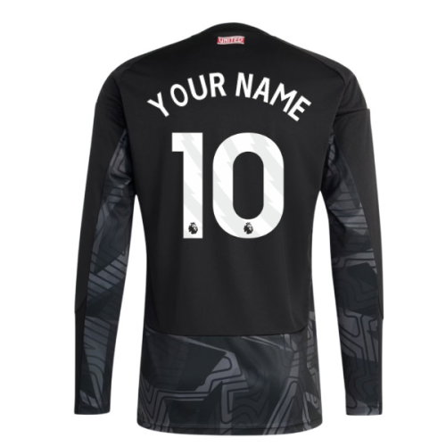 2026-2027 Man Utd Home Goalkeeper Shirt (Black) (Your Name)