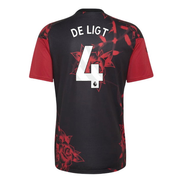 2026-2027 Man Utd Home Pre-Match Shirt (Red) (De Ligt 4)