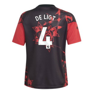 2026-2027 Man Utd Home Pre-Match Shirt (Red) - Kids (De Ligt 4)