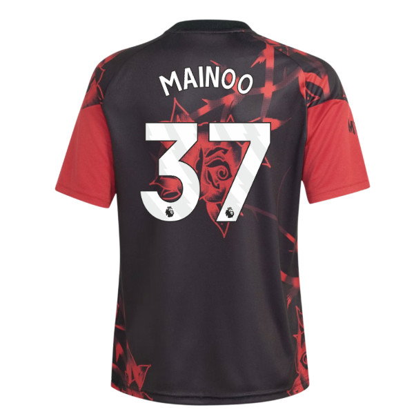 2026-2027 Man Utd Home Pre-Match Shirt (Red) - Kids (Mainoo 37)