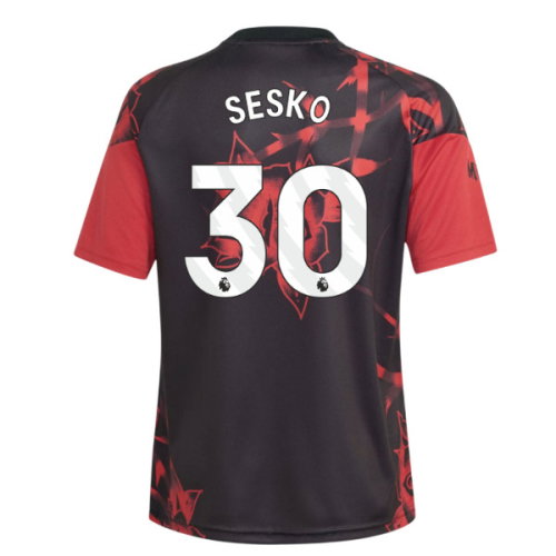 2026-2027 Man Utd Home Pre-Match Shirt (Red) - Kids (Sesko 30)