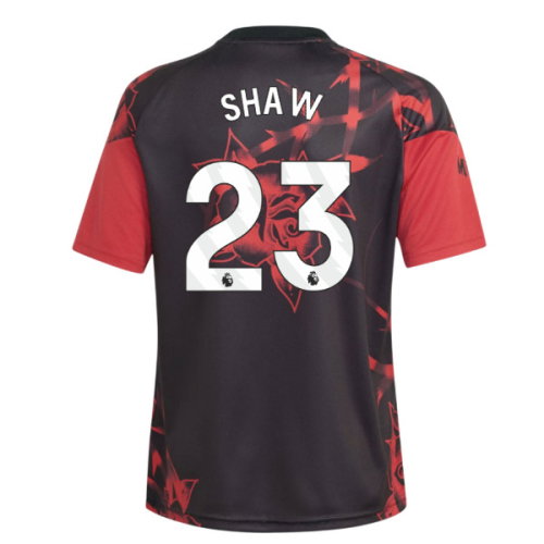 2026-2027 Man Utd Home Pre-Match Shirt (Red) - Kids (Shaw 23)
