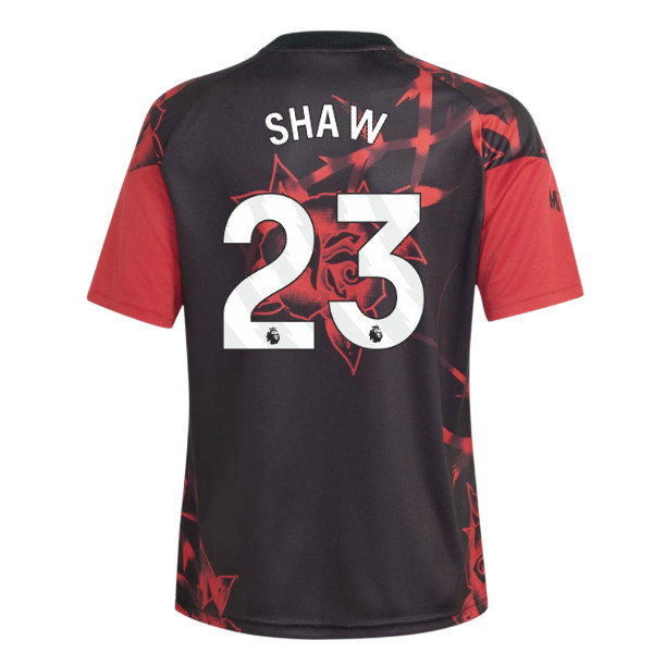 2026-2027 Man Utd Home Pre-Match Shirt (Red) - Kids (Shaw 23)