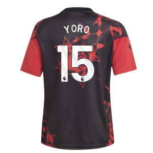 2026-2027 Man Utd Home Pre-Match Shirt (Red) - Kids (Yoro 15)