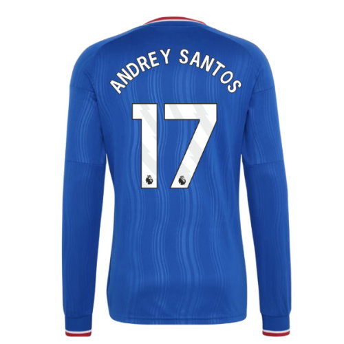 2026-2027 Man Utd Long Sleeve Away Shirt (Andrey Santos 17)