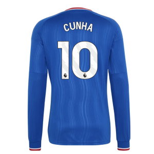 2026-2027 Man Utd Long Sleeve Away Shirt (Cunha 10)
