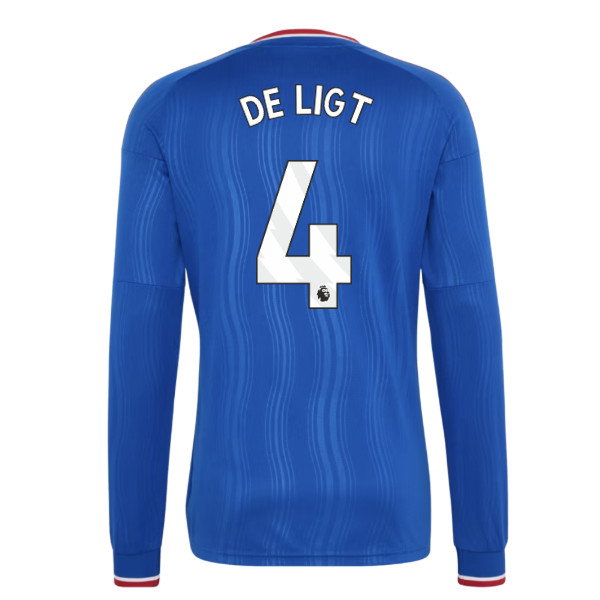 2026-2027 Man Utd Long Sleeve Away Shirt (De Ligt 4)