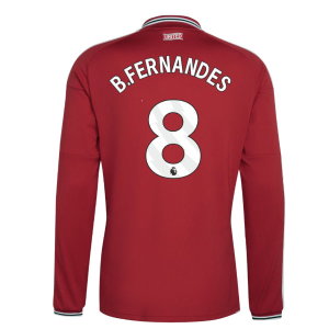 2026-2027 Man Utd Long Sleeve Home Shirt (B.Fernandes 8)