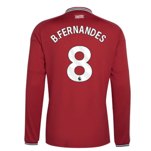 2026-2027 Man Utd Long Sleeve Home Shirt (B.Fernandes 8)