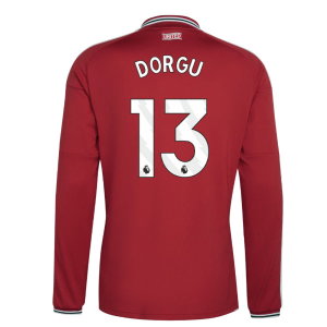 2026-2027 Man Utd Long Sleeve Home Shirt (Dorgu 13)