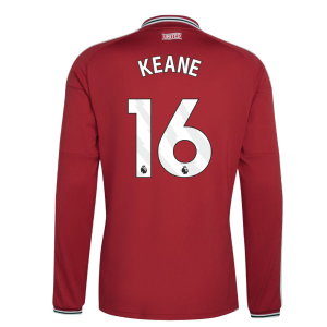 2026-2027 Man Utd Long Sleeve Home Shirt (Keane 16)