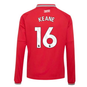2026-2027 Man Utd Long Sleeve Home Shirt (Kids) (Keane 16)