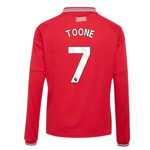 2026-2027 Man Utd Long Sleeve Home Shirt (Kids) (Toone 7)