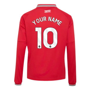 2026-2027 Man Utd Long Sleeve Home Shirt (Kids)