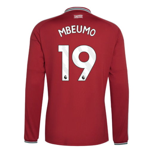 2026-2027 Man Utd Long Sleeve Home Shirt (Mbeumo 19)