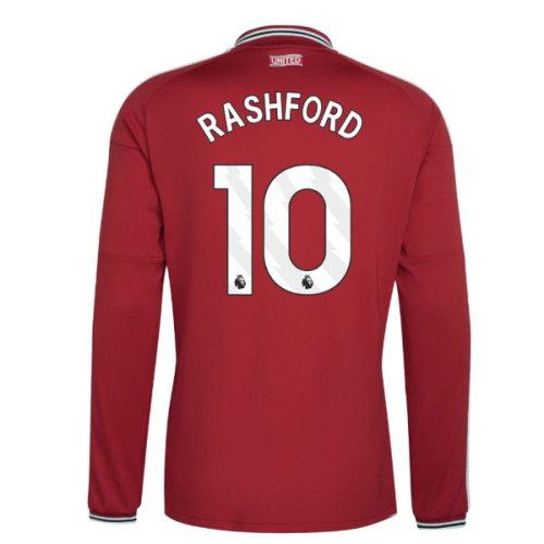 2026-2027 Man Utd Long Sleeve Home Shirt (Rashford 10)