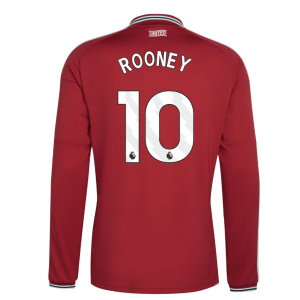 2026-2027 Man Utd Long Sleeve Home Shirt (Rooney 10)