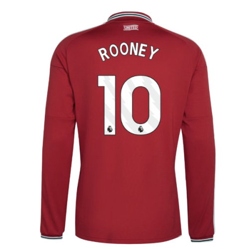 2026-2027 Man Utd Long Sleeve Home Shirt (Rooney 10)