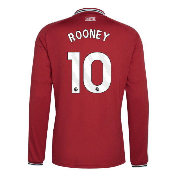 2026-2027 Man Utd Long Sleeve Home Shirt (Rooney 10)
