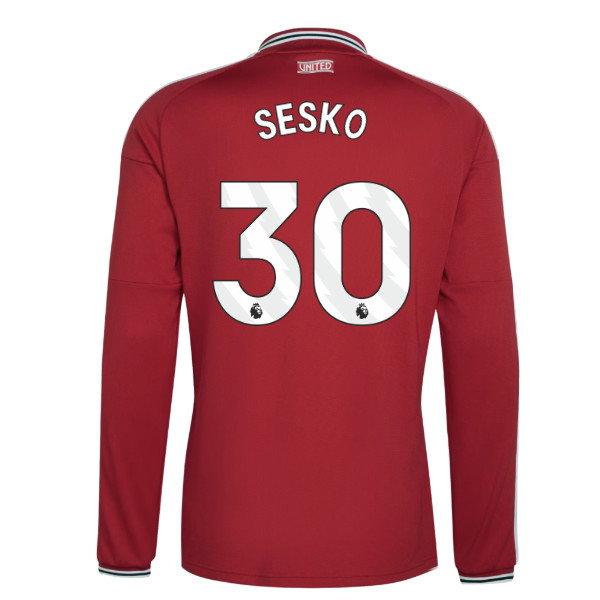 2026-2027 Man Utd Long Sleeve Home Shirt (Sesko 30)