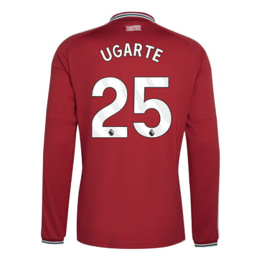 2026-2027 Man Utd Long Sleeve Home Shirt (Ugarte 25)