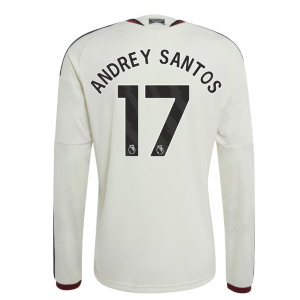 2026-2027 Man Utd Long Sleeve Third Shirt (Andrey Santos 17)