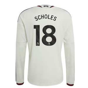 2026-2027 Man Utd Long Sleeve Third Shirt (Scholes 18)