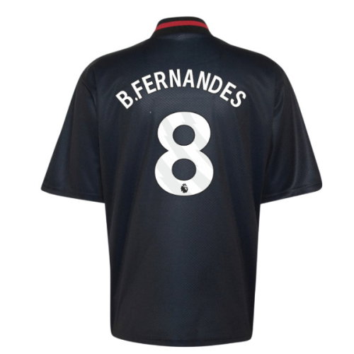 2026-2027 Man Utd Street Jersey (Black) (B.Fernandes 8)