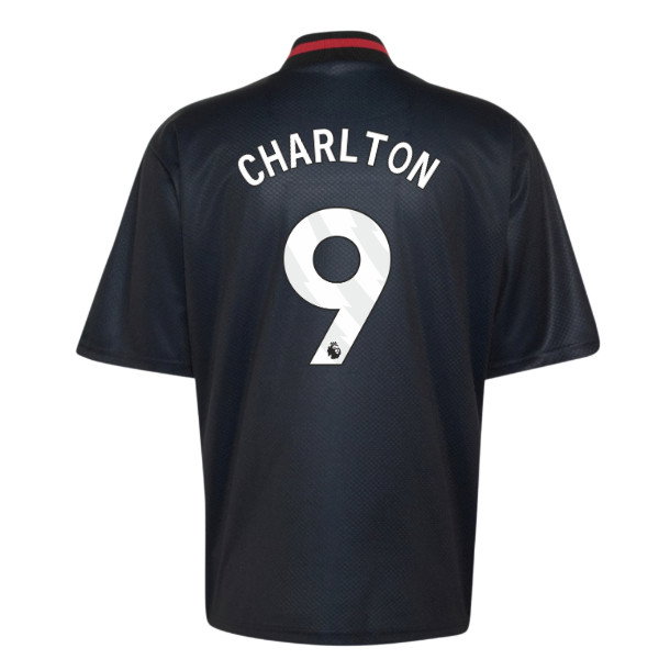 2026-2027 Man Utd Street Jersey (Black) (Charlton 9)