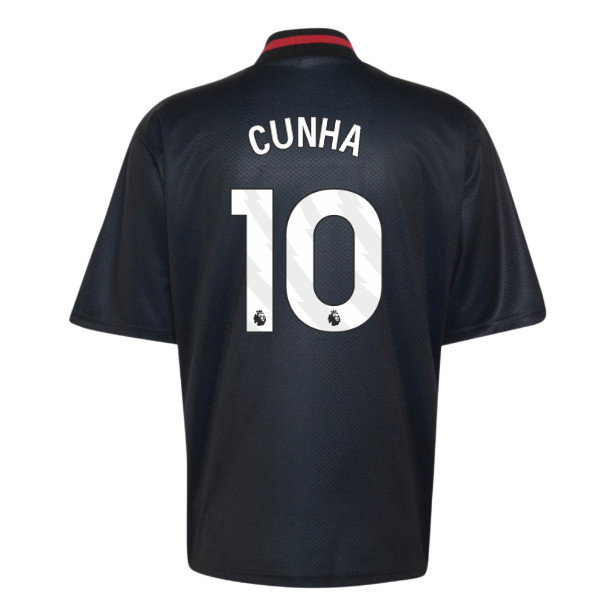 2026-2027 Man Utd Street Jersey (Black) (Cunha 10)