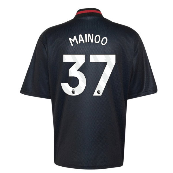 2026-2027 Man Utd Street Jersey (Black) (Mainoo 37)