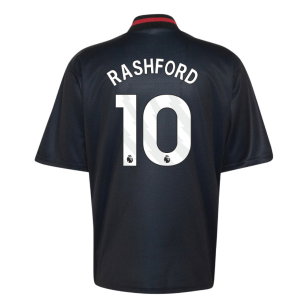 2026-2027 Man Utd Street Jersey (Black) (Rashford 10)
