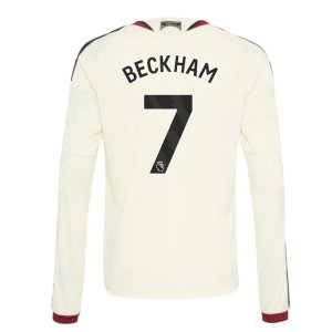 2026-2027 Man Utd Third Long Sleeve Shirt (Kids) (Beckham 7)