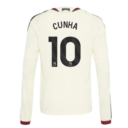 2026-2027 Man Utd Third Long Sleeve Shirt (Kids) (Cunha 10)