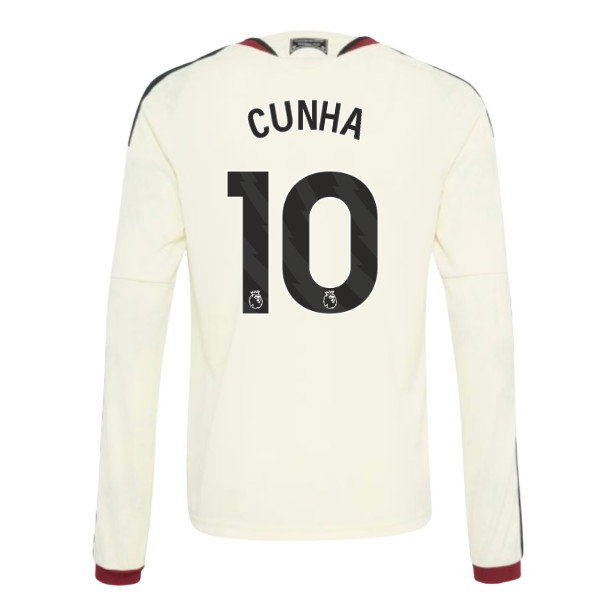 2026-2027 Man Utd Third Long Sleeve Shirt (Kids) (Cunha 10)