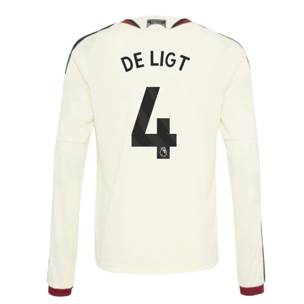2026-2027 Man Utd Third Long Sleeve Shirt (Kids) (De Ligt 4)