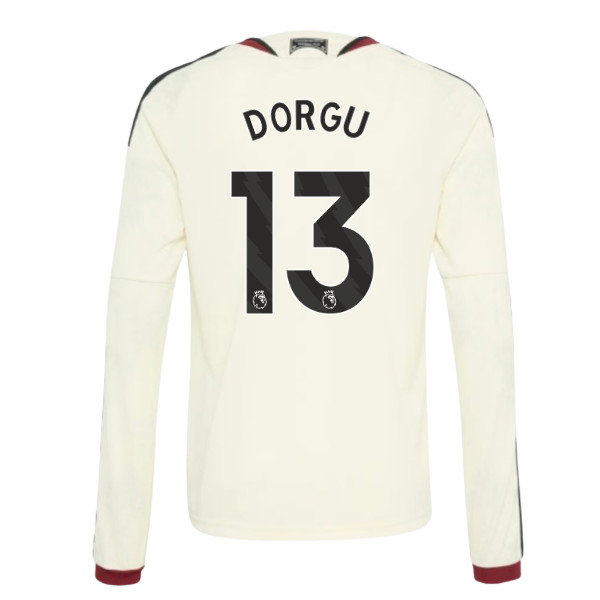 2026-2027 Man Utd Third Long Sleeve Shirt (Kids) (Dorgu 13)