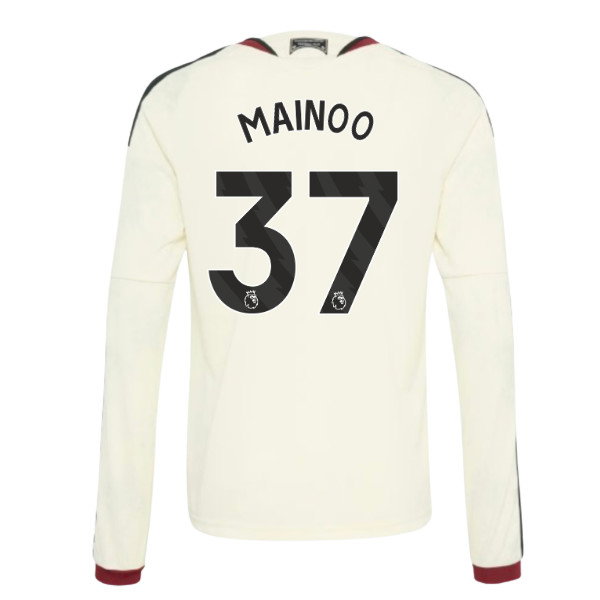 2026-2027 Man Utd Third Long Sleeve Shirt (Kids) (Mainoo 37)