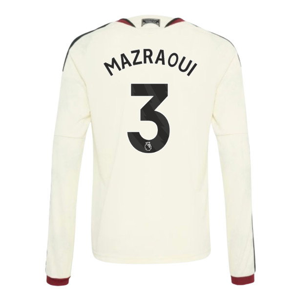 2026-2027 Man Utd Third Long Sleeve Shirt (Kids) (Mazraoui 3)