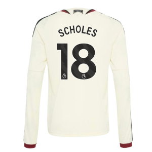 2026-2027 Man Utd Third Long Sleeve Shirt (Kids) (Scholes 18)