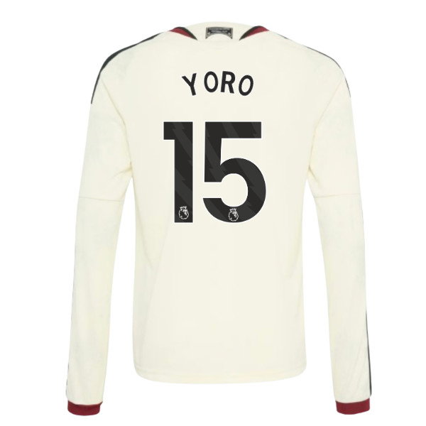 2026-2027 Man Utd Third Long Sleeve Shirt (Kids) (Yoro 15)