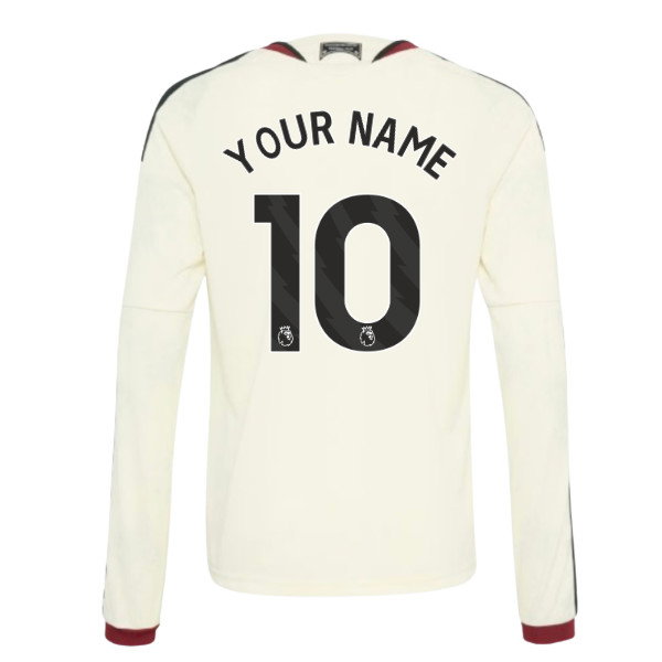 2026-2027 Man Utd Third Long Sleeve Shirt (Kids) (Your Name)