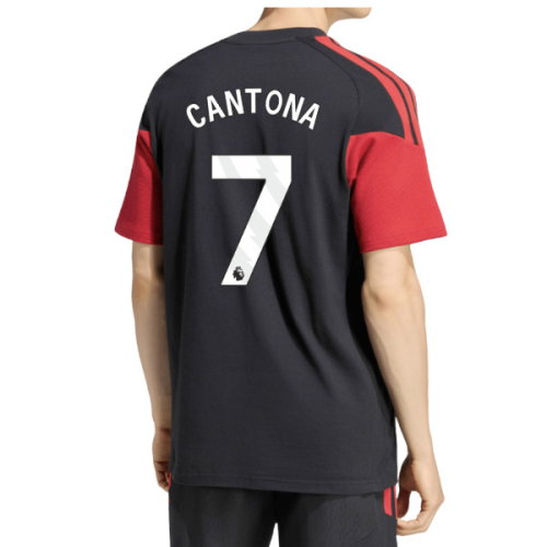 2026-2027 Man Utd Tiro Training Tee (Black) (Cantona 7)