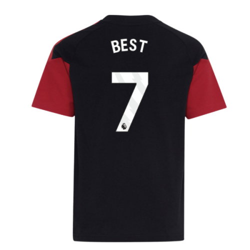 2026-2027 Man Utd Tiro Training Tee (Black) - Kids (Best 7)