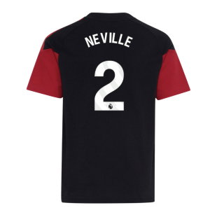 2026-2027 Man Utd Tiro Training Tee (Black) - Kids (Neville 2)