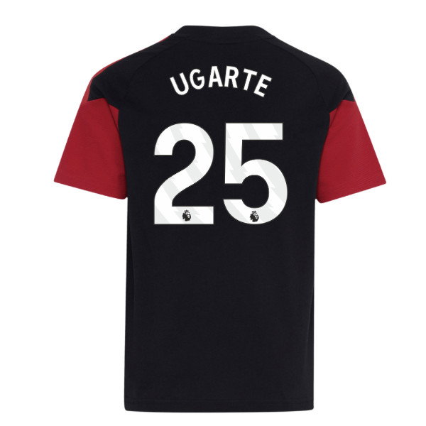 2026-2027 Man Utd Tiro Training Tee (Black) - Kids (Ugarte 25)