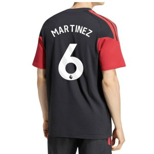 2026-2027 Man Utd Tiro Training Tee (Black) (Martinez 6)