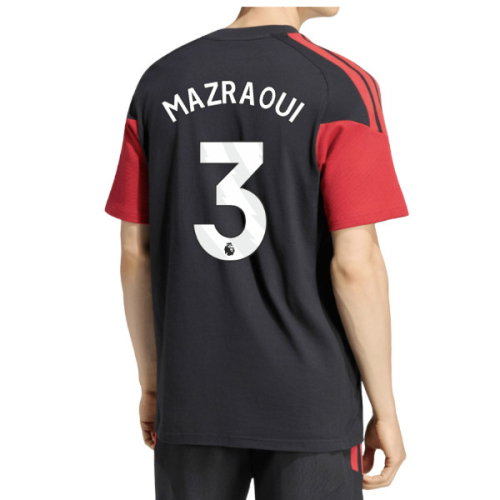 2026-2027 Man Utd Tiro Training Tee (Black) (Mazraoui 3)